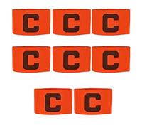 CHIZISX 8Pcs Regolabile Elastico Sport Capitano Armband Game Leader Armband Calcio Calcio Capitano Bracciali Per Team Training Game Leader Fascia Da Braccio