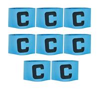 CHIZISX 8Pcs Regolabile Elastico Sport Capitano Armband Game Leader Armband Calcio Calcio Capitano Bracciali Per Team Training Game Leader Fascia Da Braccio