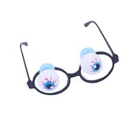 CHIZISX Accessori per costumi di Halloween Occhiali divertenti Eyeball Occhiali Forniture per feste Occhiali Cosplay Eyeframes Vacanza Celebrare Decorazione Festa Occhiali