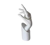 CHIZISX Accessorio portatile alla moda in resina robusta modello a mano per collana e esposizione gioielli organizzazione vendita al dettaglio accessorio, Misura unica, come descritto