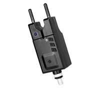 CHIZISX Allarme da masticare per pesca impregnato con sensibilità regolabile LED avvisi e controllo del volume migliorato per rilevatori di morsi di pescatori