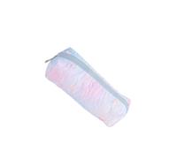 CHIZISX Astuccio in poliestere con fiocco, ad alta capacità, per penne, matite, organizer da viaggio, per scuola, ufficio, diario e accessori, Blu, Bellezza di massa