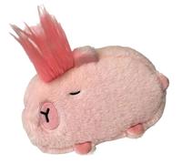 CHIZISX Astuccio portatile in peluche a forma di capibara, pratico e morbido, organizer per cancelleria e piccoli oggetti, in morbido peluche, A, Taglia unica