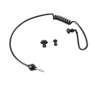 CHIZISX Auricolari in-ear resistenti con cavo corto da 3,5 mm, trasparenti, da 3,5 mm, per sport, pendolarismo, uso quotidiano, con cavi di prolunga nell'orecchio