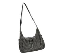 CHIZISX Borsa a secchiello moderna con coulisse, spaziosa organizzazione interna, leggera, adatta ai viaggi, design essenziale per il lavoro, multi tasca con coulisse, Verde, One Size