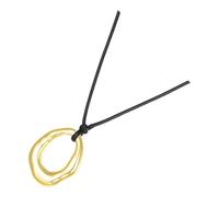 CHIZISX Collana con ciondolo geometrico, gioiello unico, collana regolabile in corda adatta per appassionati di moda moderna, Misura unica, CCB, Nessuna pietra preziosa