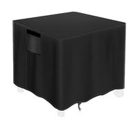 CHIZISX Copertura quadrata per fossa da esterno, tessuto impermeabile rinforzato, con manici e cordini, per camini e paraspifferi