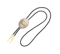 CHIZISX Cravatta in pelle da uomo elegante Western Vintage locale elegante per abbigliamento da uomo cravatta di resistenza, aquila, Taglia unica
