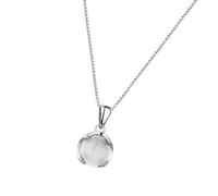 CHIZISX Elegante collana con ciondolo rotondo alla moda coreana lunghezza regolabile catena del collo accessori da donna alla moda per l'uso quotidiano, Misura unica, Metallo, Nessuna pietra preziosa