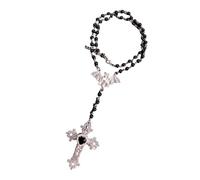 CHIZISX Elegante collana gotica alla moda con ciondolo per il collo, collana moderna per feste e look casual, Misura unica, Metallo, Nessuna pietra preziosa