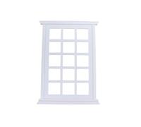 CHIZISX Finestra miniatura architettonica per la costruzione del modello in scala e gli accessori educativi della casa del giocattolo Architettura in miniatura