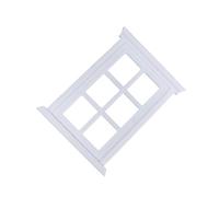 CHIZISX Finestra miniatura architettonica per la costruzione del modello in scala e gli accessori educativi della casa del giocattolo Architettura in miniatura