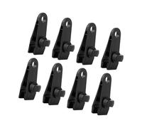 CHIZISX Forte tenditore regolabile antivento fissaggio sicuro clip 4/8 pezzi per campeggio all'aperto Shelter cinghia rinforzata con parti metalliche