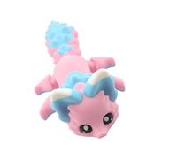 CHIZISX Giunti flessibili Articolati Volpi Fidgets Giocattolo Realistico Hairless Figurine 3 Dimensioni Stampato Volpi Decorazioni per la Casa Giunto Flessibile Articolato Giocattolo Irrequieto