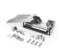 CHIZISX Il connettore femmina standard della lega per saldatura di SCSI ha messo CN14 a CN68 Pin Option Metal Shell con l'ampio connettore SCSI di compatibilità