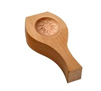 CHIZISX Stampo da forno in legno a forma di fiore tradizionale cinese di metà autunno Festival stampo per
