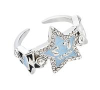 CHIZISX Star-Open, gioiello alla moda per donne e adolescenti, con galassia, stella portafortuna