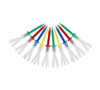 CHIZISX Tee da golf leggeri a due sezioni in silicone con base di stoccaggio in borse per viaggiatori frequenti cambiano rapidamente tee