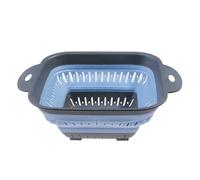 CHJAN - Cestino da cucina pieghevole in silicone, multiuso, scolapiatti per frutta e verdura, organizer da cucina