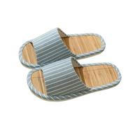CHJING Pantofole Donna estive Pantofole di bambù Estate per Donne, Pannelli da Pavimento in bambù per La Casa per La Casa di Pavimento di bambù da Uomo per Uomini-Grigio-42/43