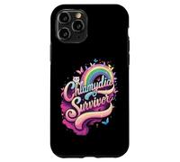 Chlamydia Survivor Cat Meme: Bold & Quirky Humor Custodia per iPhone 11 Pro