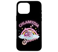 Chlamydia Survivor Cat Meme: Bold & Quirky Humor Custodia per iPhone 16 Pro Max