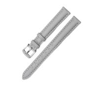 Chlikeyi Accessori per cinturini in pelle per cinturino, Argento grigio chiaro, 20 mm