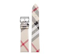 Chlikeyi Accessori per orologi da uomo e da donna con cinturino per orologio in vera pelle con motivo scozzese 12-22mm, Colore 8, 22mm