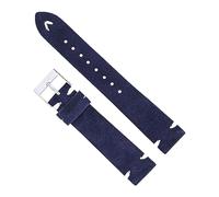 Chlikeyi Cinturini per orologi in pelle scamosciata fatti a mano Cinturini 18/20mm per uomo/donna Camoscio marrone 7 colori disponibili Cinturino per orologio a sgancio rapido, Indaco, 18 mm