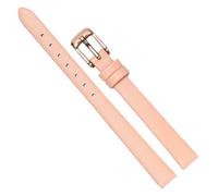Chlikeyi Cinturino 6mm-22mm Accessori per catena per orologio in vera pelle da donna sottile morbida ultra sottile in pelle di vacchetta, Colore 2, 10mm