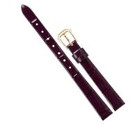 Chlikeyi Cinturino da donna in vera pelle sottile misura piccola 6-18mm con fibbia ad ardiglione dorata, Colore 3, 11mm