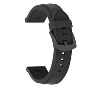 Chlikeyi Cinturino in caucciù a sgancio rapido Cinturino in gomma da immersione Cinturino di ricambio impermeabile Cinturino da uomo Accessori per orologi 1-24mm, Nero 2, 18mm