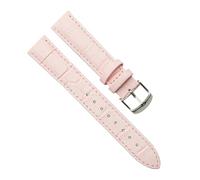Chlikeyi Cinturino Orologi da uomo e da donna con cinturino in pelle Bracciale 12/14/15/16/17/18/19/20/mm, Rosa, 18 mm