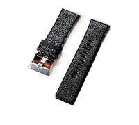 Chlikeyi Cinturino per orologio Cinturino in vera pelle 22-30mm Cinturino per orologio con grana Litchi