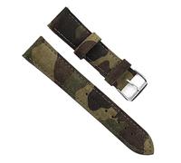 Chlikeyi Cinturino per orologio in vera pelle scamosciata 18-22 mm Cinturino mimetico fatto a mano per la sostituzione del cinturino