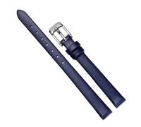 Chlikeyi Cinturino universale da donna con cinturino in pelle sottile, Argento blu reale, 8 mm