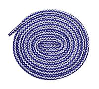 Chlikeyi Lacci per scarpe Lacci tondi bicolore Lacci per sneaker moda vintage, Blu bianco, 90 cm