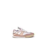 Chloé Beige Calf Leather Bos Taurus Low Top Sneakers - EU37/US7