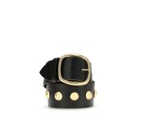 Chloé Black Calf Leather Bos Taurus High-Waist Belt - L