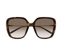 Chloé Ch0173s Occhiali Da Sole Donna Avana Farfalla Marrone 57mm