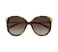 Chloé Ch0285s Occhiali Da Sole Donna Avana Squadrato Marrone 58mm