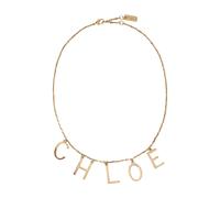 Chloé - Collana con logo lettering - - Accessories - Donna - Giallo - ONE SIZE