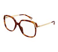 Chloé Donna Chloé CH0287O 002 Montature da vista Acetato Havana Trasparente Squadrata