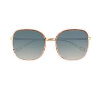 Chloé Franky Ch0031s Occhiali Da Sole Donna Arancione Oversize Blu 59mm