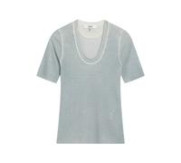 Chloé, ,Knitwear ,Donna ,Blu ,L Maglia a maniche corte con scollo a barchetta