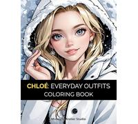 Chloé Moreau: Everyday Outfits Coloring Book: 40 Elegant Fashion Illustrations for Relaxation and Creativity