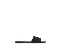 Chloé, ,Shoes ,Donna ,Nero ,40 EU Infradito con fiore