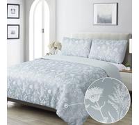 Chlophy Set di biancheria da letto matrimoniale king size blu uovo d'anatra set di biancheria da letto di lusso jacquard Blossom Cottage Country Green Set di biancheria da letto 3 pezzi elegante