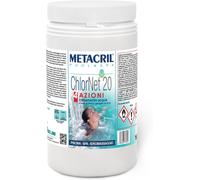 Chlor Net 20 4 Azioni, Cloro Multiazione in Pastiglie Da 20 Gr, per Piscina E Id