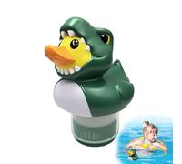 Chlorine Dispenser, Pool Floater, 4.92x4.33 Inches Spa Holder, Floating Tablet Container, Cute Cartoon Maintenance Accessory, for Yard Patio Garden Park Backyard Home Use